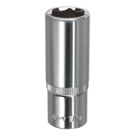 Sealey SP3817D WallDrive® Socket 17mm Deep 3/8"Sq Drive Fully Polished - SP3817D - Sealey Tools UK - Trade Counter Direct