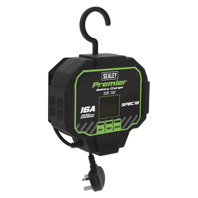 Sealey SPBC16 Battery Charger & Maintainer 16A Automatic - SPBC16 - Sealey Tools UK - Trade Counter Direct