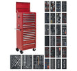 Sealey SPTCOMBO1 Tool Chest Combination 14 Drawer with Ball Bearing Runners - Red & 1179pc Tool Kit - Combo Kits - SLY-15357 - Sealey Tools UK - Trade Counter Direct