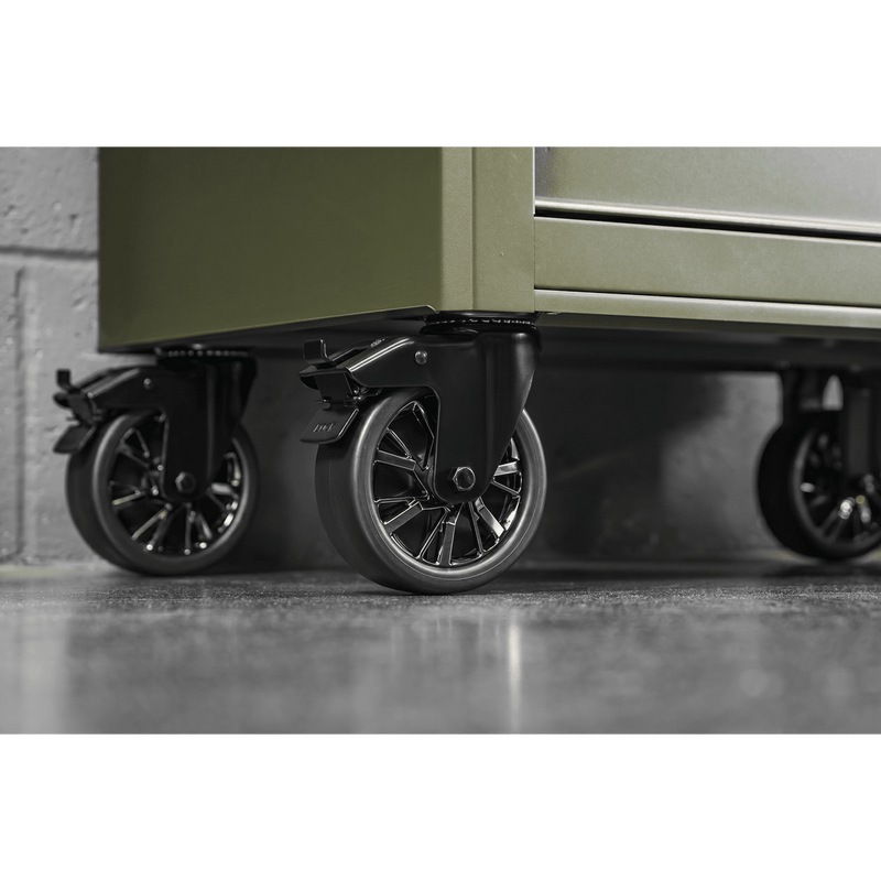 Sealey SPTCOMBO4K Superline PRO® Rollcab 7 Drawer with 305pc Tool Kit - Khaki - SPTCOMBO4K - Sealey Tools UK - Trade Counter Direct