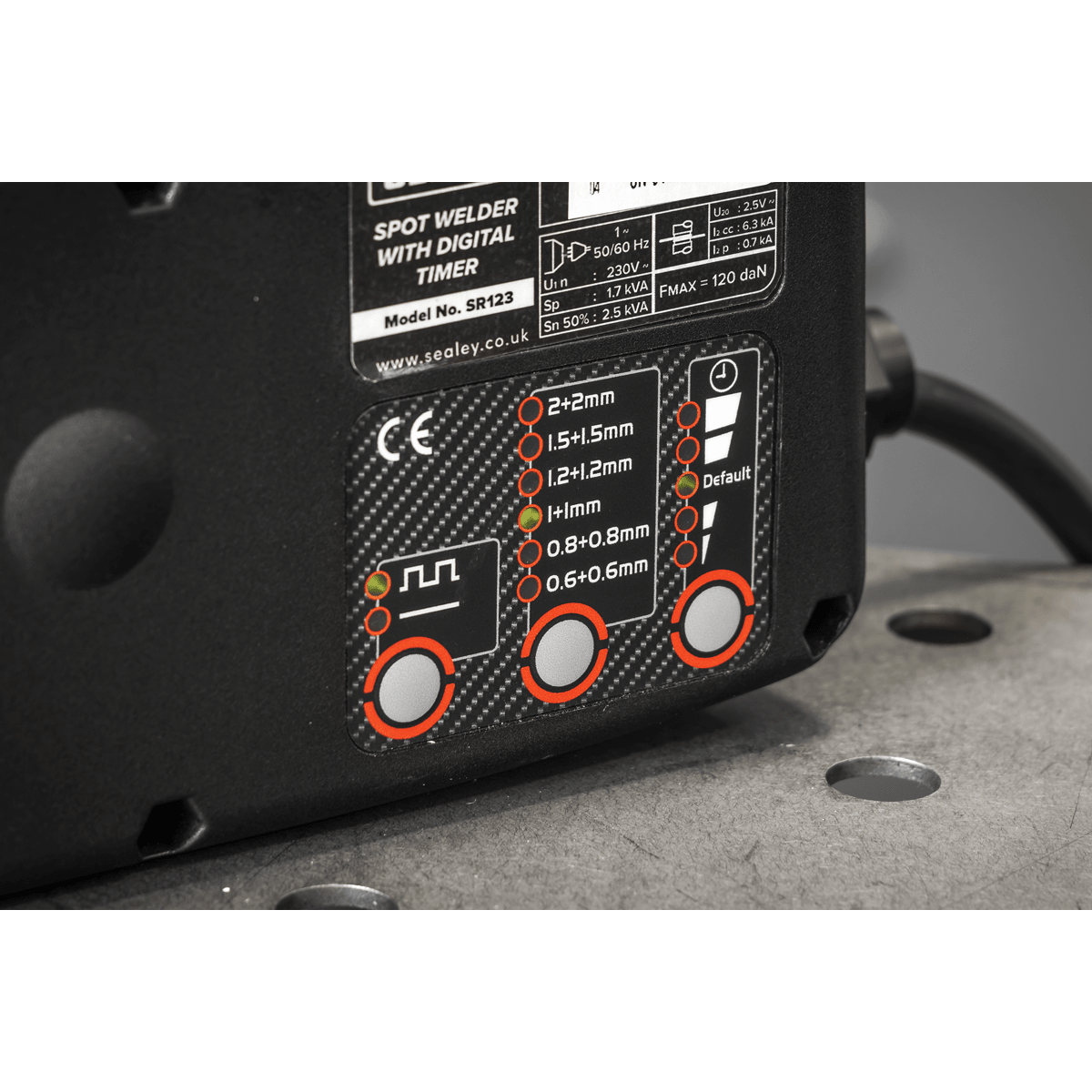 Sealey SR123 Spot Welder with Digital Timer - SR123 - Sealey Tools UK - Trade Counter Direct