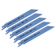 Sealey SRBR622AF Reciprocating Saw Blade Metal 150mm 24tpi - Pack of 5 - SRBR622AF - Sealey Tools UK - Trade Counter Direct