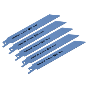 Sealey SRBR622AF Reciprocating Saw Blade Metal 150mm 24tpi - Pack of 5 - SRBR622AF - Sealey Tools UK - Trade Counter Direct