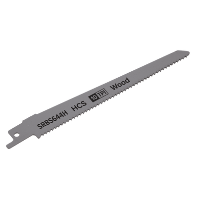 Sealey SRBS644H Reciprocating Saw Blade for Clean Wood 150mm 10tpi - Pack of 5 - SRBS644H - Sealey Tools UK - Trade Counter Direct
