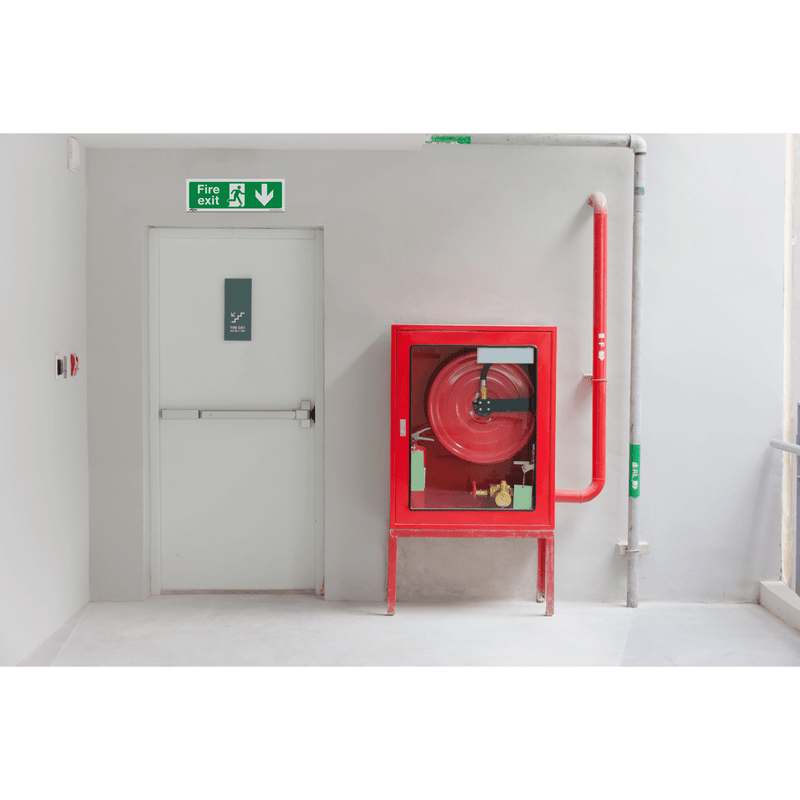 Sealey SS22V1 Worksafe® Fire Exit (Down) Safety Sign - Self-Adhesive Vinyl - SS22V1 - Sealey Tools UK - Trade Counter Direct