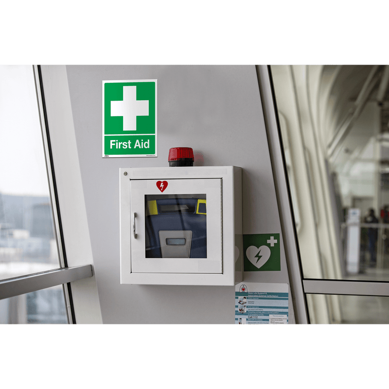 Sealey SS26V1 Worksafe® First Aid Safety Sign - Self-Adhesive Vinyl - SS26V1 - Sealey Tools UK - Trade Counter Direct
