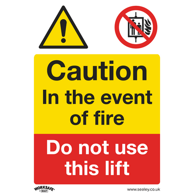 Sealey SS43V1 Worksafe® Caution Do Not Use Lift Safety Sign - Self-Adhesive Vinyl - SS43V1 - Sealey Tools UK - Trade Counter Direct