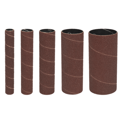 Sealey SS5ASS Assorted Sanding Sleeves 80 Grit - Pack of 5 - SS5ASS - Sealey Tools UK - Trade Counter Direct