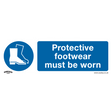 Sealey SS7P1 Worksafe® Protective Footwear Must Be Worn Safety Sign - Rigid Plastic - SS7P1 - Sealey Tools UK - Trade Counter Direct