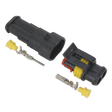 Sealey SSC2MF Superseal Male & Female Connector 2 - Way 1pr - SSC2MF - Sealey Tools UK - Trade Counter Direct