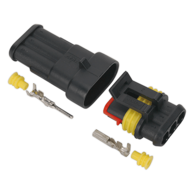 Sealey SSC3MF Superseal Male & Female Connector 3 - Way - SSC3MF - Sealey Tools UK - Trade Counter Direct