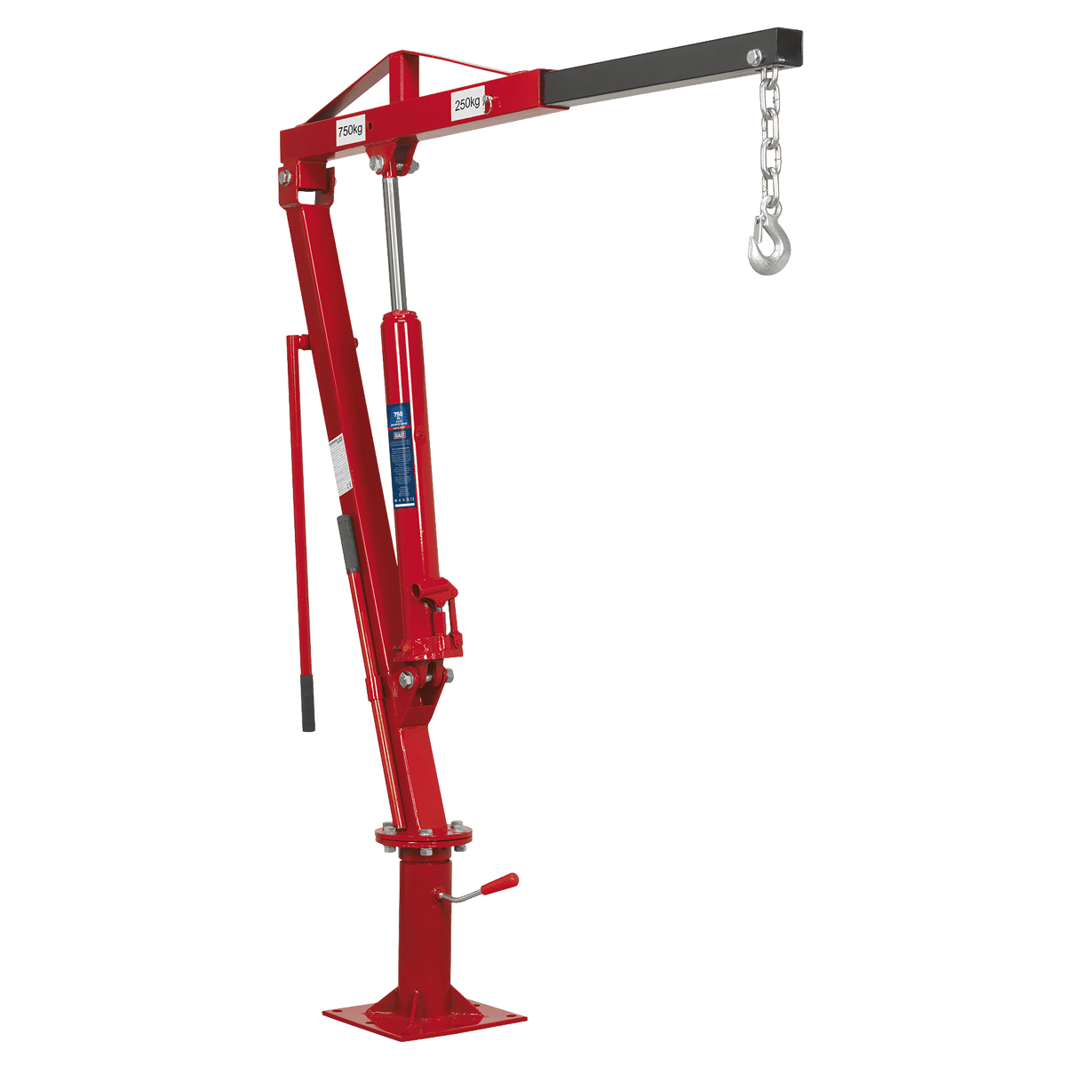 Sealey SSC750 Static Mounted Crane 750kg - SSC750 - Sealey Tools UK - Trade Counter Direct