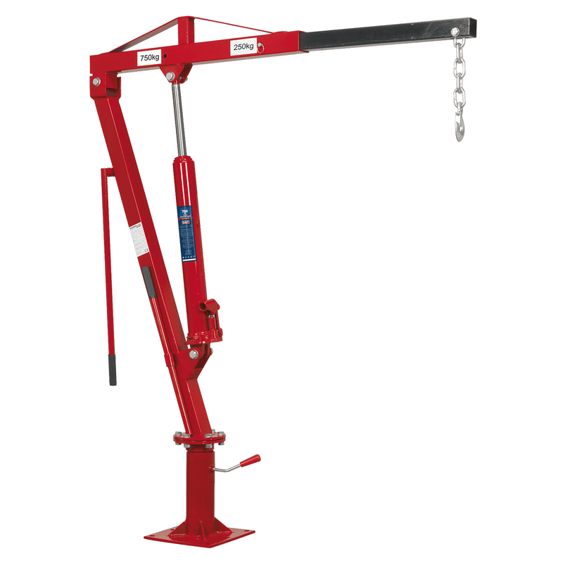 Sealey SSC750 Static Mounted Crane 750kg - SSC750 - Sealey Tools UK - Trade Counter Direct
