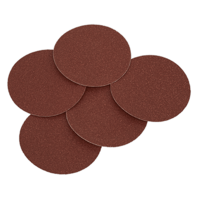 Sealey SSD01 Adhesive Backed Sanding Disc 80Grit 125mm - Pack of 5 - SSD01 - Sealey Tools UK - Trade Counter Direct