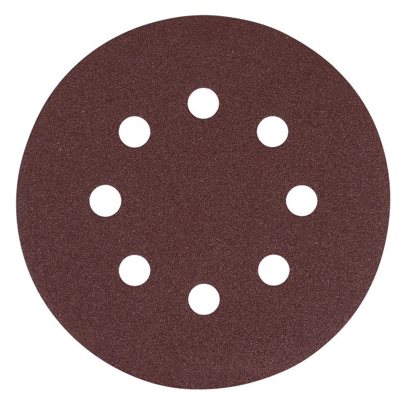 Sealey SSDS02 Hook-and-Loop Sanding Disc Set 125mm 10pc - SSDS02 - Sealey Tools UK - Trade Counter Direct