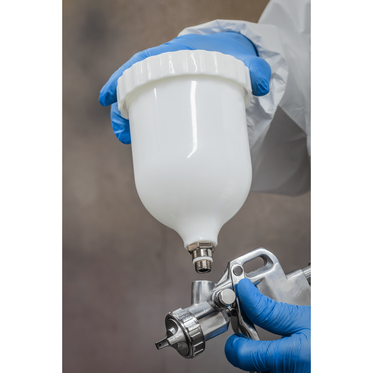 Sealey SSG501 Spray Gun Gravity Feed 2.2mm Set - Up - Refinishing Spray Guns - SLY-9718 - Sealey Tools UK - Trade Counter Direct