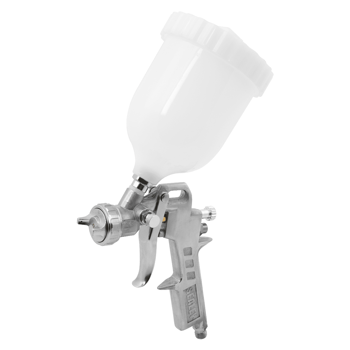 Sealey SSG503 Spray Gun Gravity Feed 1.5mm Set - Up - SSG503 - Sealey Tools UK - Trade Counter Direct