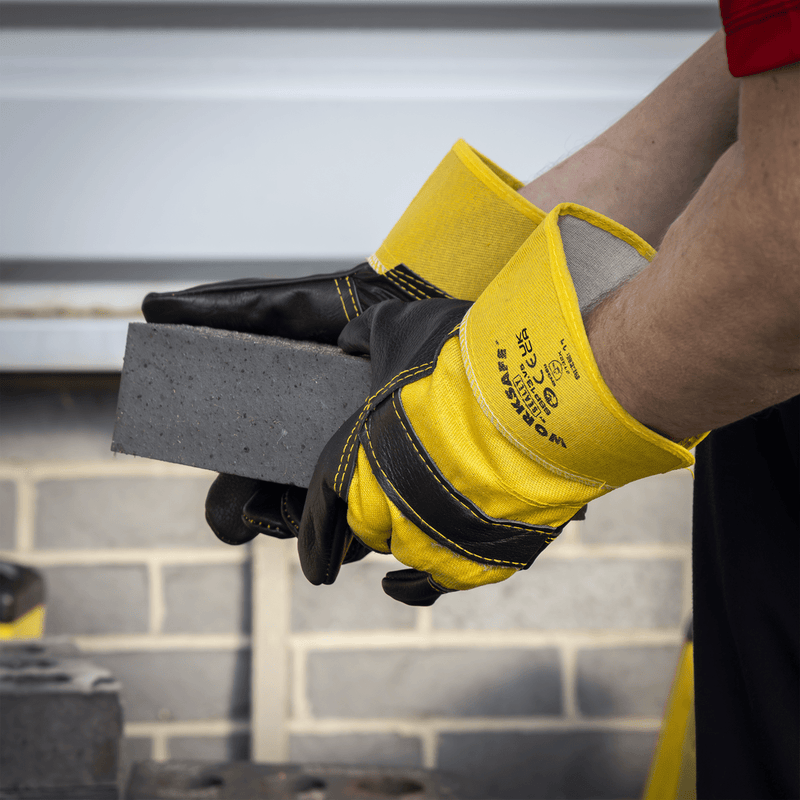 Sealey SSP13 Worksafe® Rigger's Gloves with Hide Palm - Pair - SSP13 - Sealey Tools UK - Trade Counter Direct