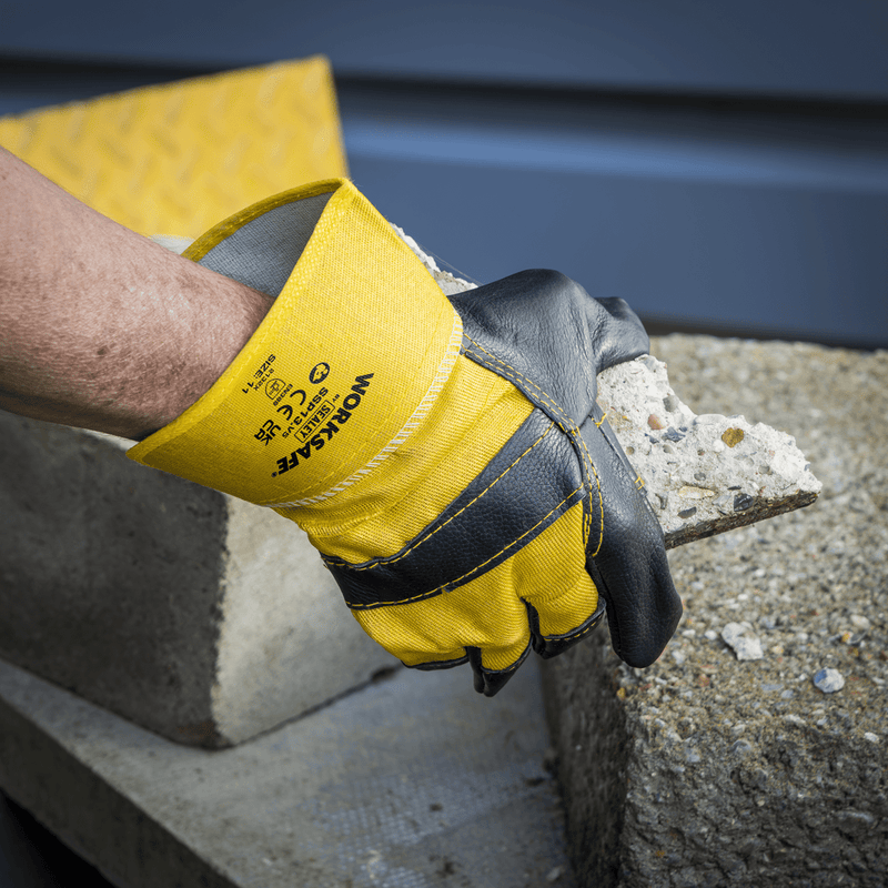 Sealey SSP13 Worksafe® Rigger's Gloves with Hide Palm - Pair - SSP13 - Sealey Tools UK - Trade Counter Direct