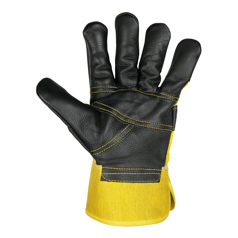 Sealey SSP13 Worksafe® Rigger's Gloves with Hide Palm - Pair - SSP13 - Sealey Tools UK - Trade Counter Direct