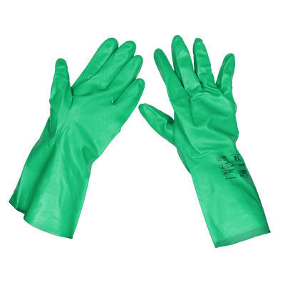 Sealey SSP34 Cuffed Nitrile Gauntlets 330mm - Pair - SSP34 - Sealey Tools UK - Trade Counter Direct