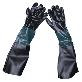Sealey SSP41 Shot Blasting Gauntlets 585mm Cuffed Pair - SSP41 - Sealey Tools UK - Trade Counter Direct