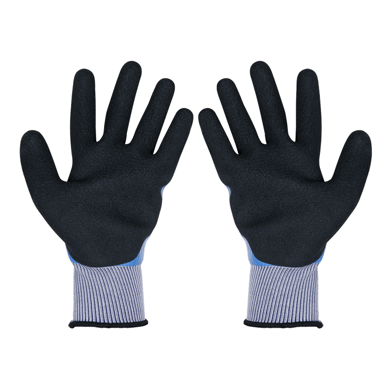 Sealey SSP49L Worksafe® Waterproof Latex Gloves, Large - Pair - SSP49L - Sealey Tools UK - Trade Counter Direct