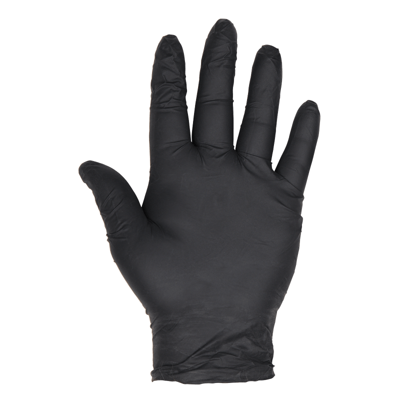 Sealey SSP60L Extra-Thick Powder-Free Disposable Nitrile Gloves, Large - Pack of 100 - SSP60L - Sealey Tools UK - Trade Counter Direct