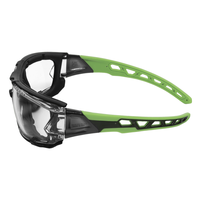 Sealey SSP68 Worksafe® Safety Spectacles with EVA Padding - Clear Lens - SSP68 - Sealey Tools UK - Trade Counter Direct