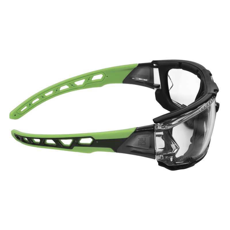 Sealey SSP68 Worksafe® Safety Spectacles with EVA Padding - Clear Lens - SSP68 - Sealey Tools UK - Trade Counter Direct