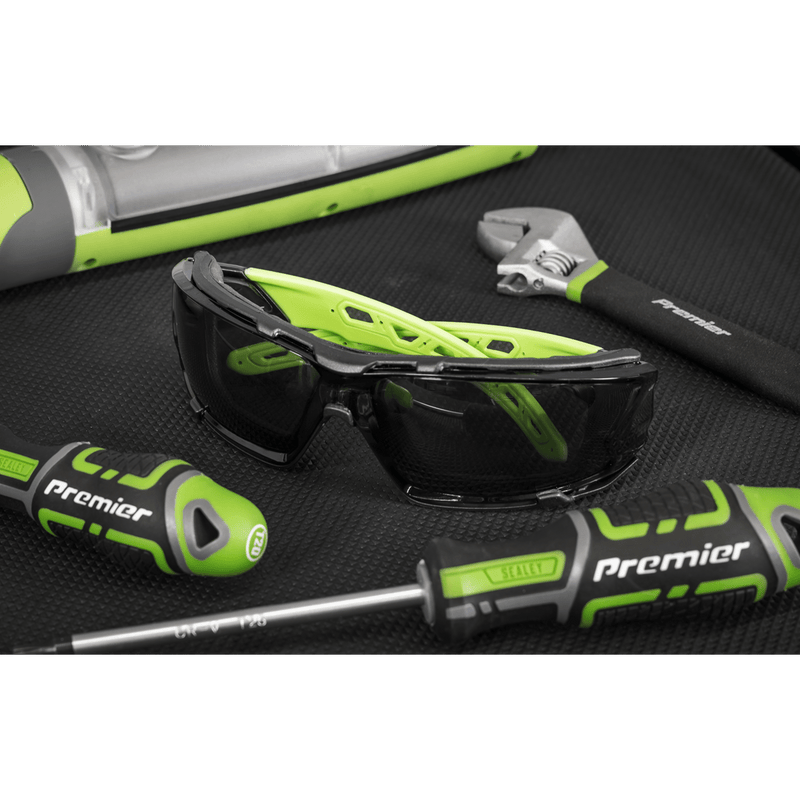 Sealey SSP69 Worksafe® Safety Spectacles with EVA Padding - Anti-Glare Lens - SSP69 - Sealey Tools UK - Trade Counter Direct
