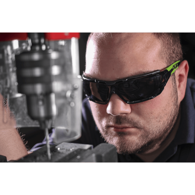 Sealey SSP69 Worksafe® Safety Spectacles with EVA Padding - Anti-Glare Lens - SSP69 - Sealey Tools UK - Trade Counter Direct