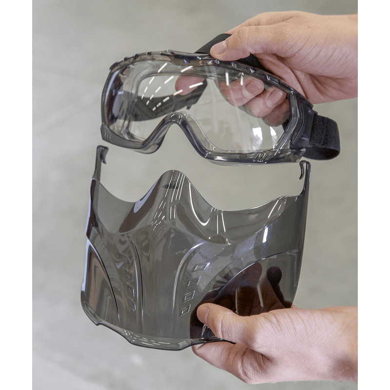 Sealey SSP76 Worksafe® Safety Goggles with Detachable Face Shield - SSP76 - Sealey Tools UK - Trade Counter Direct
