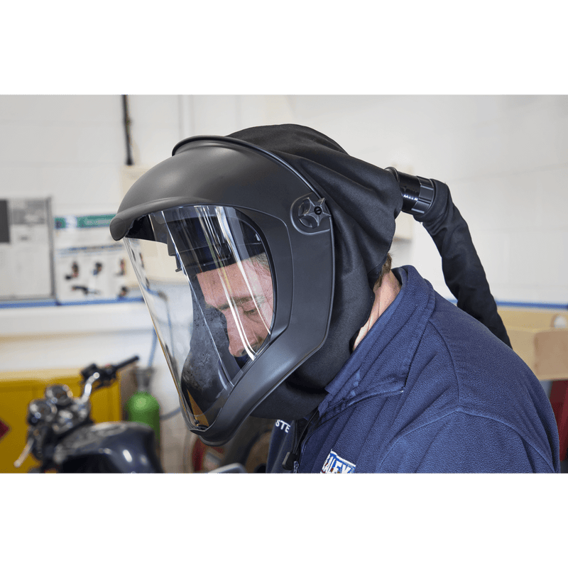 Sealey SSP80PAPR Face Shield with Powered Air Purifying Respirator (PAPR) - SSP80PAPR - Sealey Tools UK - Trade Counter Direct