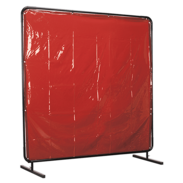 Sealey SSP992 Workshop Welding Curtain & Frame 1.8 x 1.75m - EN ISO 25980:2014 - SSP992 - Sealey Tools UK - Trade Counter Direct