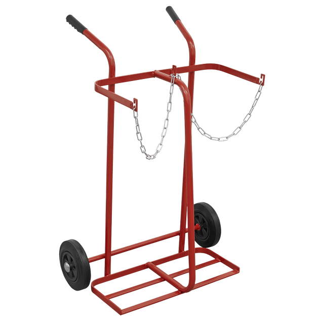 Sealey ST28/B Double Gas Cylinder Trolley - ST28/B - Sealey Tools UK - Trade Counter Direct