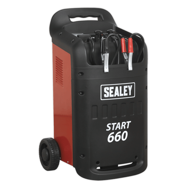 Sealey START660 Starter/Charger 660/100A 12/24V 230V - START660 - Sealey Tools UK - Trade Counter Direct