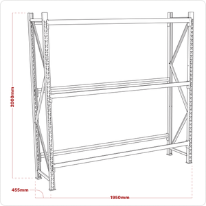 Sealey STR600 2-Level Tyre Rack 200kg Capacity Per Level - STR600 - Sealey Tools UK - Trade Counter Direct