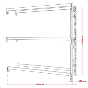 Sealey STR600E 2-Level Tyre Rack Extension 200kg Capacity Per Level - STR600E - Sealey Tools UK - Trade Counter Direct