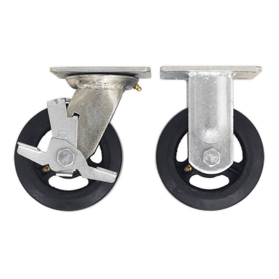 Sealey STVWK Castor Wheel Kit for SSB06, SSB07 & STV01 - STVWK - Sealey Tools UK - Trade Counter Direct