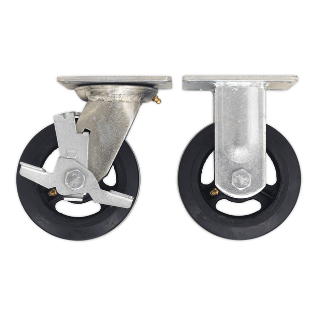 Sealey STVWK Castor Wheel Kit for SSB06, SSB07 & STV01 - STVWK - Sealey Tools UK - Trade Counter Direct