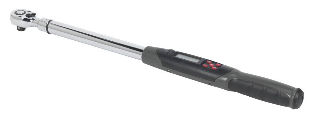 Sealey STW306 Angle Torque Wrench Digital 1/2in Sq Drive 20 - 200Nm - Torque Wrenches - SLY-16883 - Sealey Tools UK - Trade Counter Direct