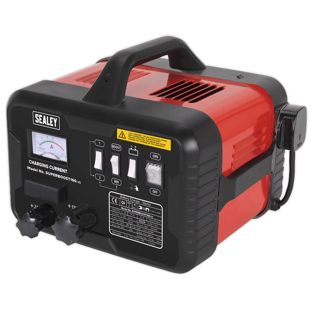 Sealey SUPERBOOST160 Starter/Charger 160/30Amp 12/24V 230V - SUPERBOOST160 - Sealey Tools UK - Trade Counter Direct