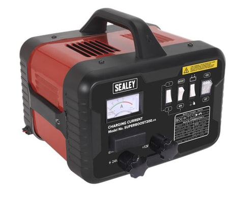 Sealey SUPERBOOST200 Starter/Charger 200/45Amp 12/24V 230V - Battery Maintenance - SLY-9839 - Sealey Tools UK - Trade Counter Direct