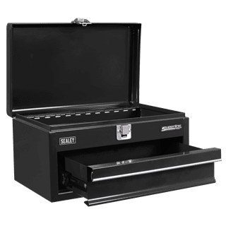 Sealey Superline Pro® Mini Toolbox with Drawer - Black - APMTB2 - APMTB2 - Sealey Tools UK - Trade Counter Direct