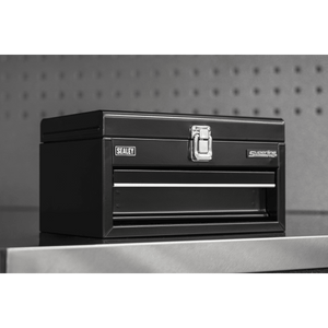 Sealey Superline Pro® Mini Toolbox with Drawer - Black - APMTB2 - APMTB2 - Sealey Tools UK - Trade Counter Direct