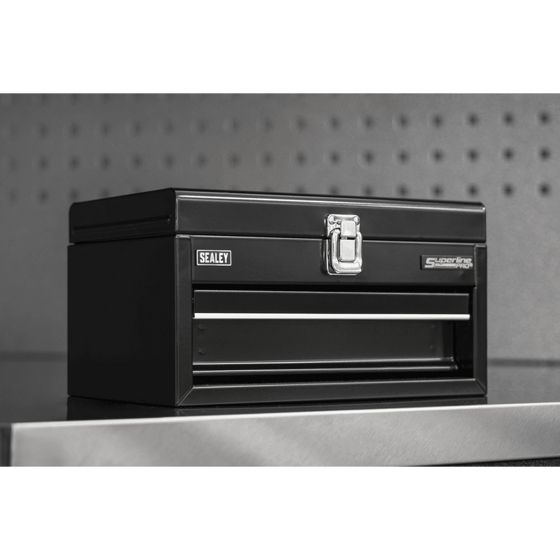 Sealey Superline Pro® Mini Toolbox with Drawer - Black - APMTB2 - APMTB2 - Sealey Tools UK - Trade Counter Direct