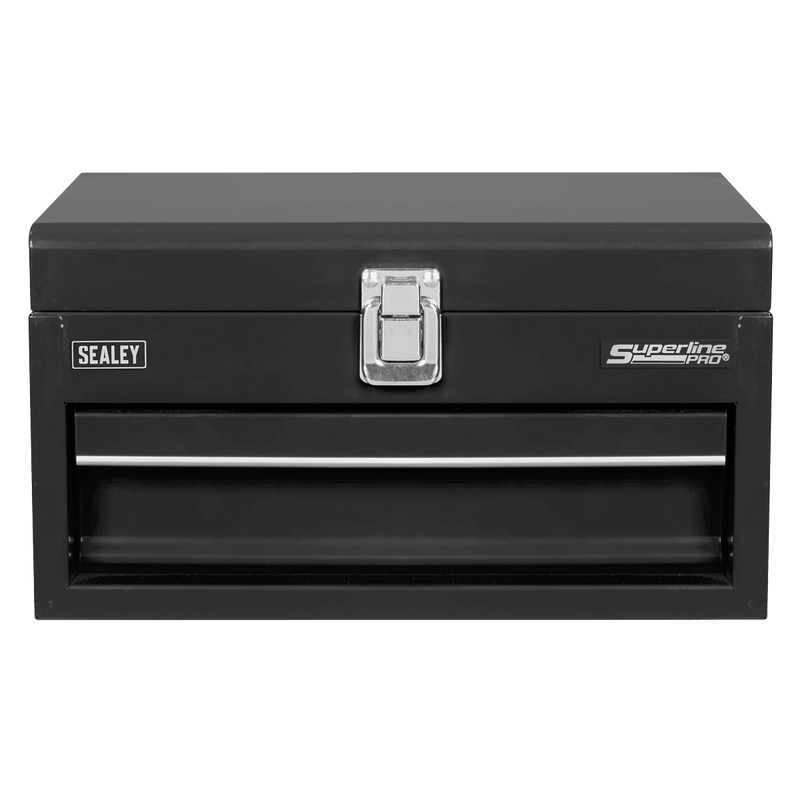 Sealey Superline Pro® Mini Toolbox with Drawer - Black - APMTB2 - APMTB2 - Sealey Tools UK - Trade Counter Direct