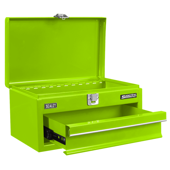 Sealey Superline Pro® Mini Toolbox with Drawer - Green - APMTB3 - APMTB3 - Sealey Tools UK - Trade Counter Direct