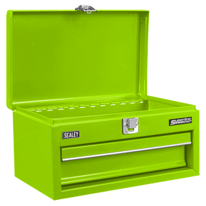 Sealey Superline Pro® Mini Toolbox with Drawer - Green - APMTB3 - APMTB3 - Sealey Tools UK - Trade Counter Direct
